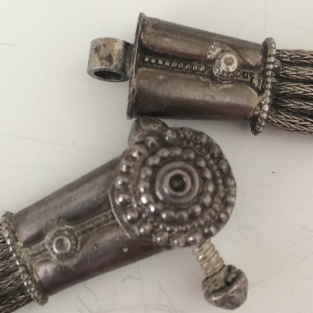 Antique Rajasthani Solid Silver Wedding Belt - image 2